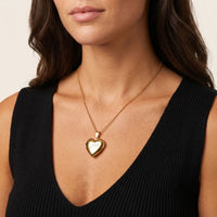 Thumbnail for Love Heart Photo Locket Necklace