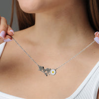 Thumbnail for Daisy Name Necklace - Custom Name Necklace - Necklaces for Moms - Personalized Necklace - Necklace for Best Friend Necklace Brother & Sisters