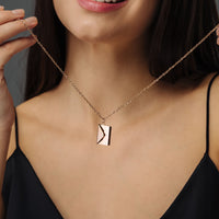 Thumbnail for Envelope Name Necklace - Custom Name Necklace - Gifts for Mother's Day - Gifts for Mom - Personalized Gift Necklace Brother & Sisters