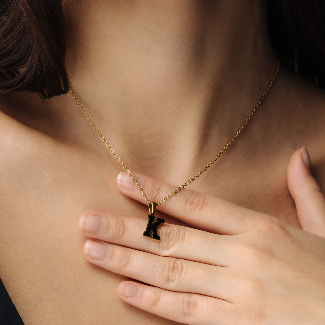 Gold Necklace for a woman - Hope Initial Necklace - Woman Necklace - Letter Necklace Necklace Brother & Sisters