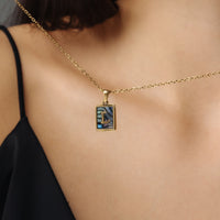 Thumbnail for Gold Necklace for a woman - Simple Initial Necklace - Woman Necklace - Letter Necklace Necklace Brother & Sisters