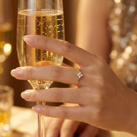 Thumbnail for Crystal Flower Ring