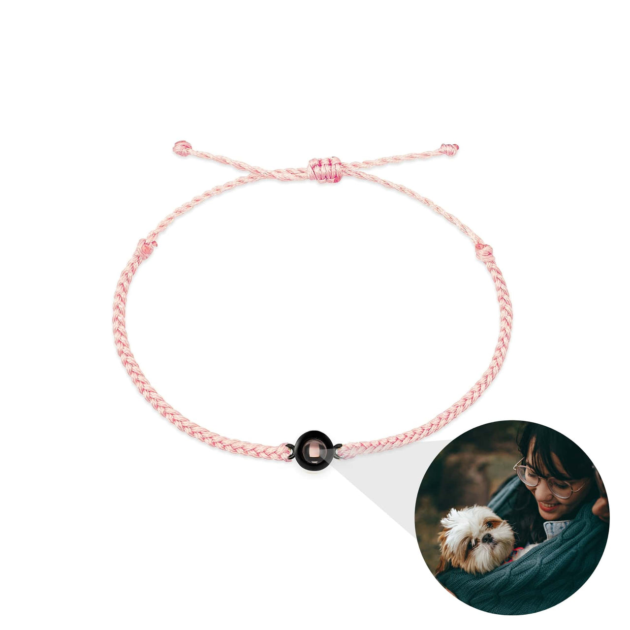 Circle Photo Bracelet