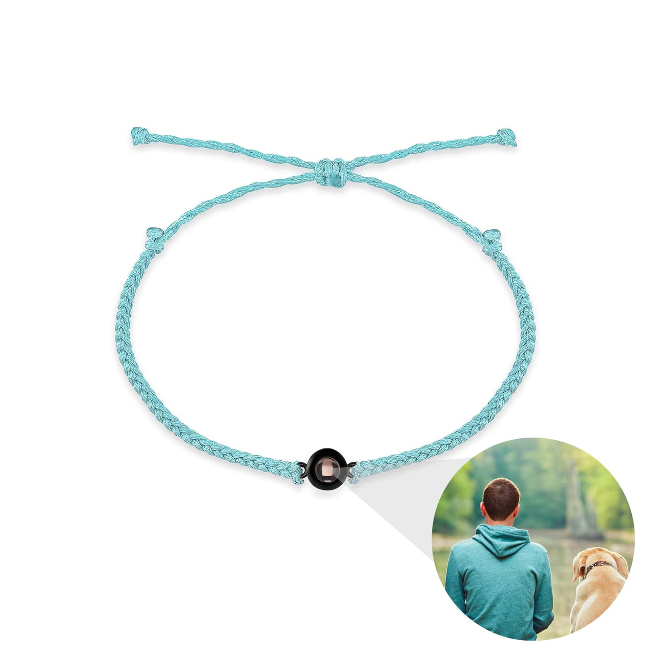 Circle Photo Bracelet