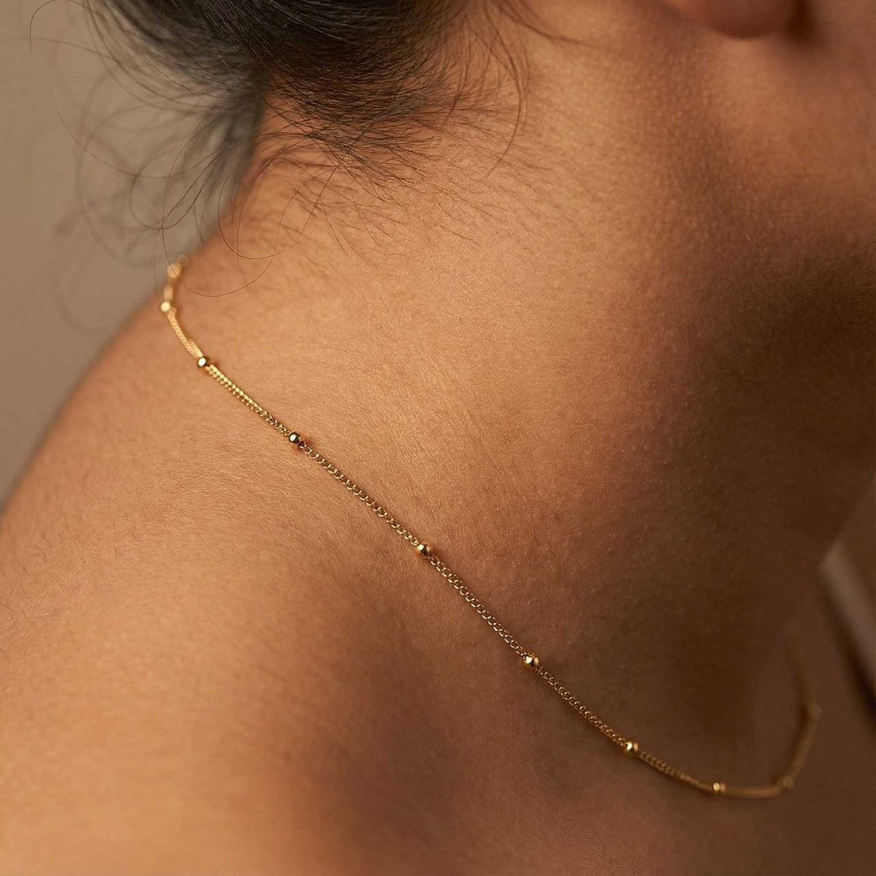 Julia Beaded Chain Necklace