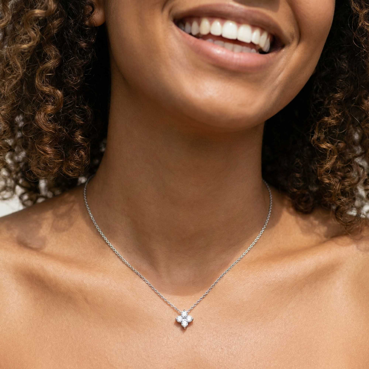 Crystal Flower Necklace