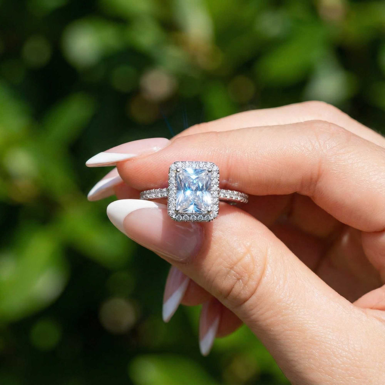 Silver Rectangle Ring