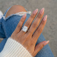 Thumbnail for Silver Rectangle Ring