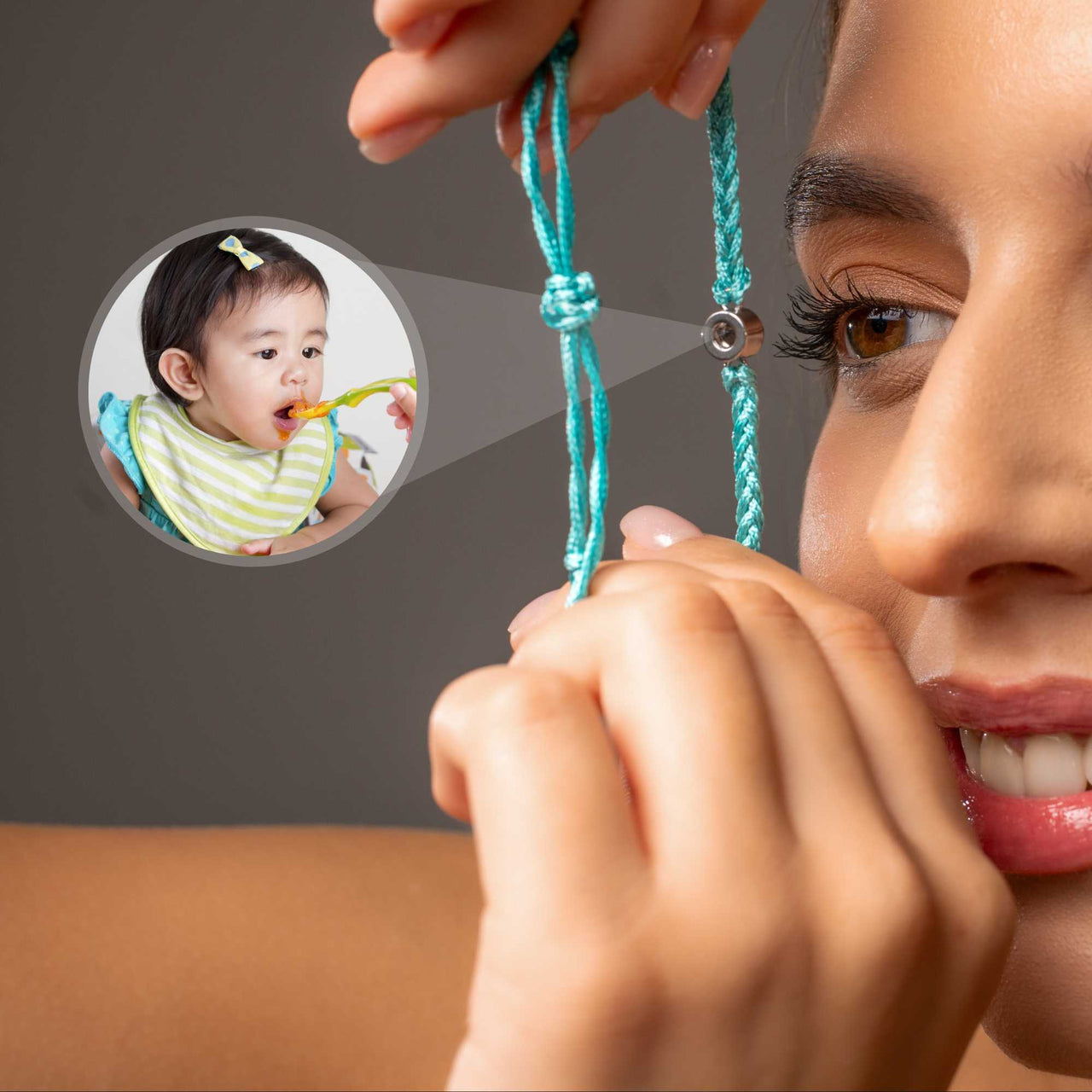 Circle Photo Bracelet