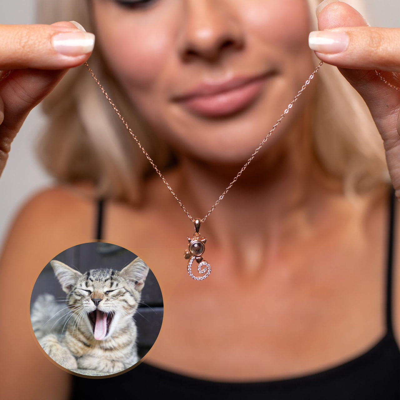 Collier Photo Chaton