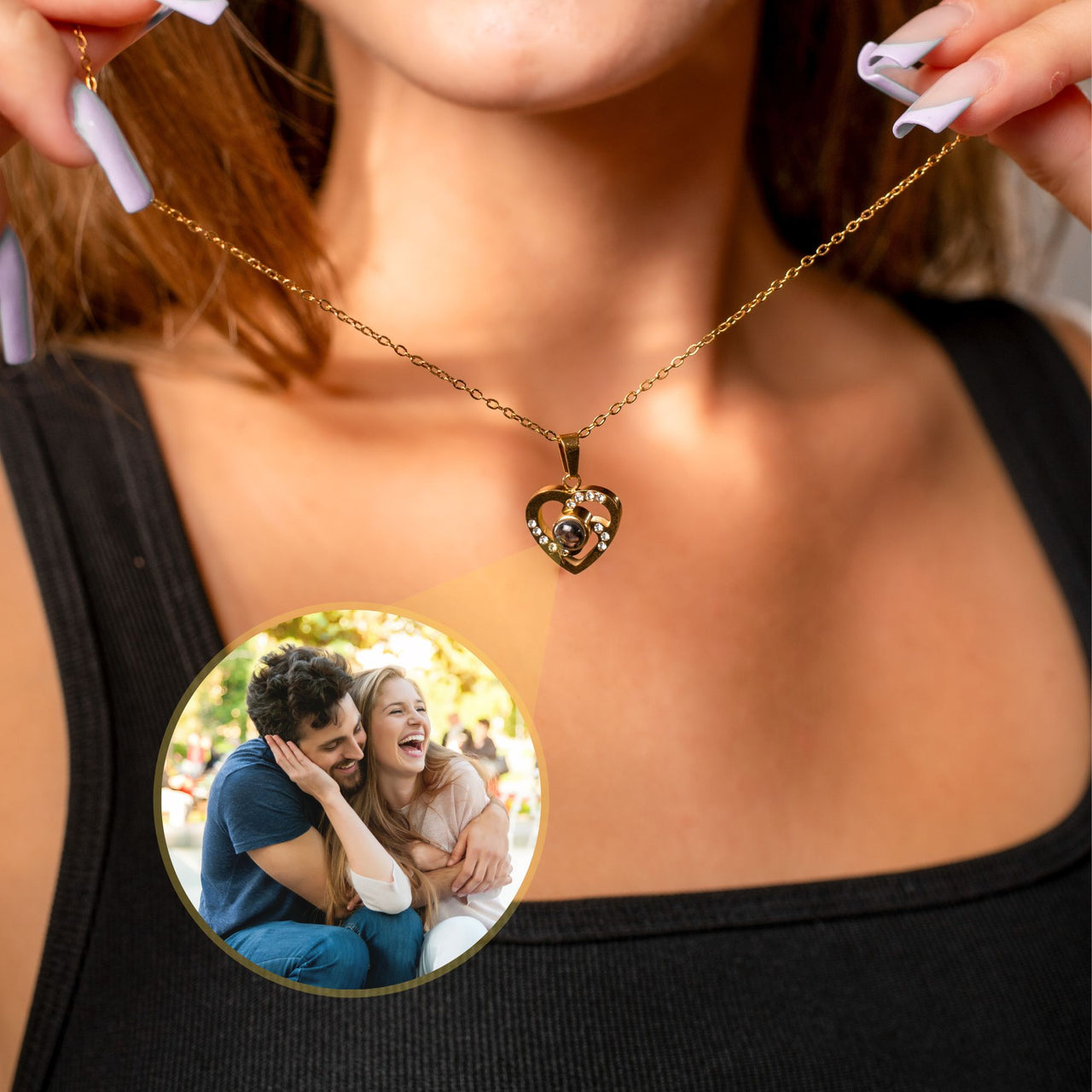 Love Photo Necklace