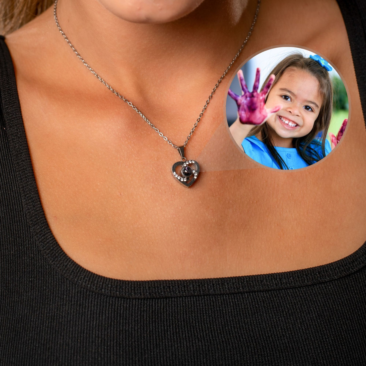 Love Photo Necklace