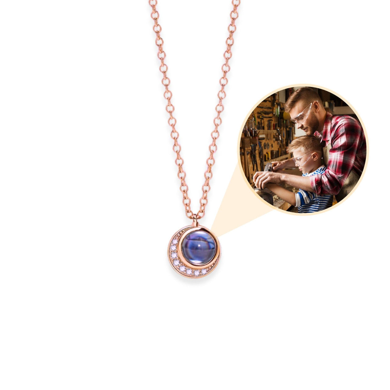 Collier Photo Clair De Lune