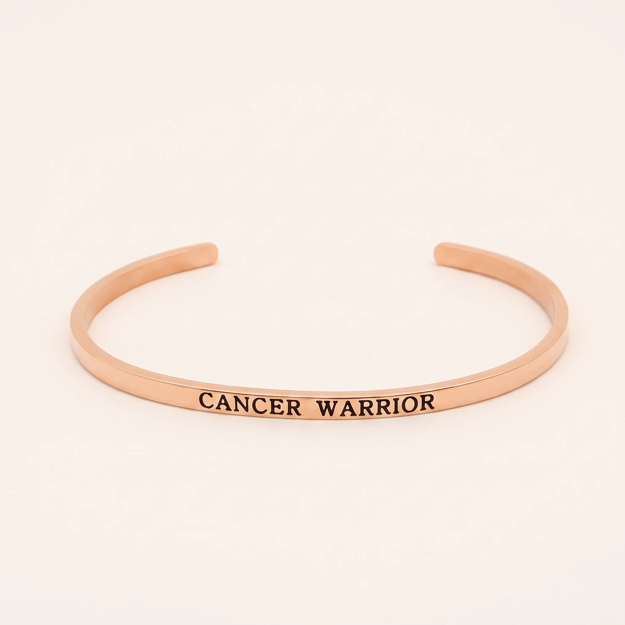 Cancer bracelets — product photo on a white background, rose gold | SKU: 7220397-rose-gold-plated