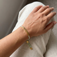 Thumbnail for La Nature, gold bracelet — real size | SKU: lanature-g