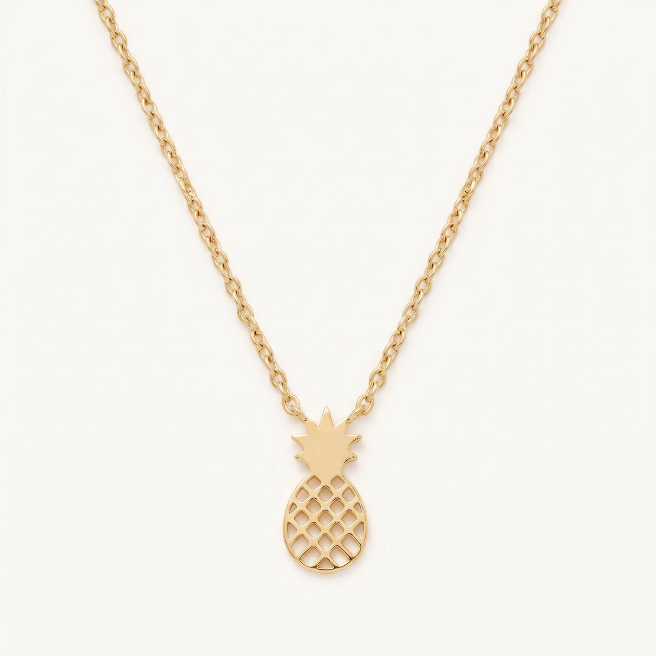 Beach necklace — product photo on a white background, gold | SKU: 8050907-gold