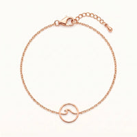 Thumbnail for Wave bracelet — product photo on a white background, rose gold | SKU: 17429078-rose-gold