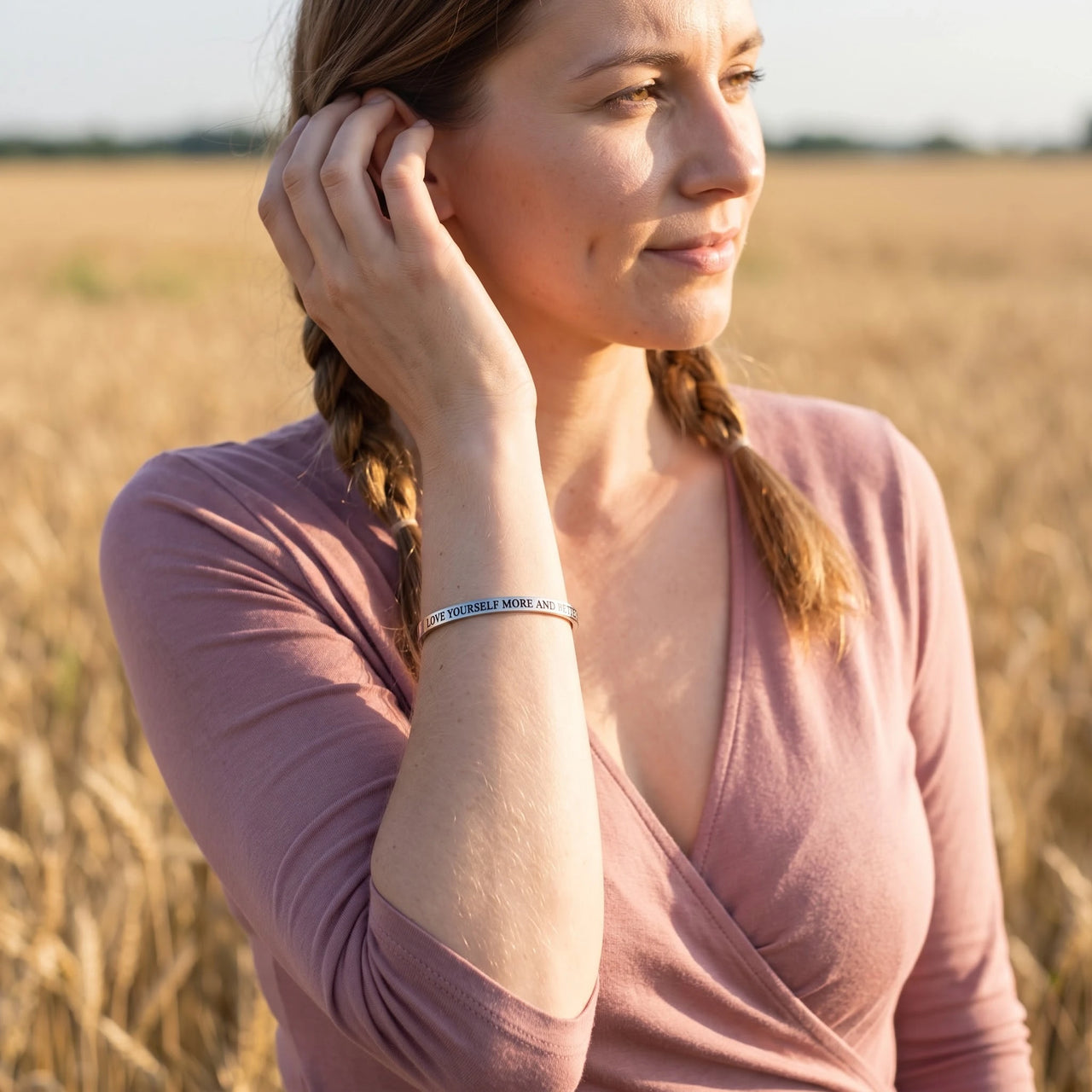 Self love gifts — worn, everyday gesture, silver | SKU: lymab-wg