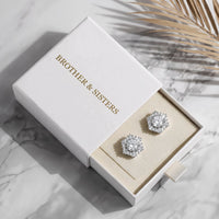 Thumbnail for Starburst earrings — in the gift box, silver | SKU: 30876249